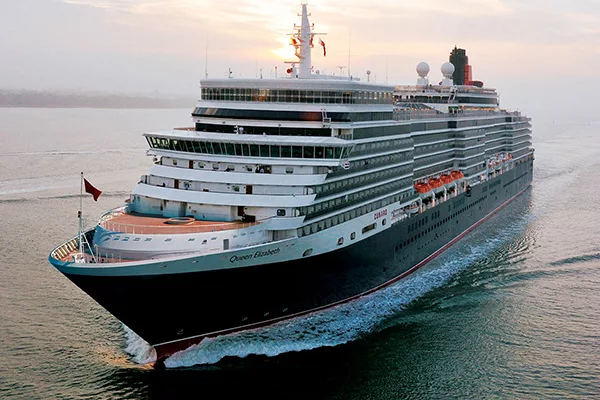 Cunard's Queen Elizabeth At Sea