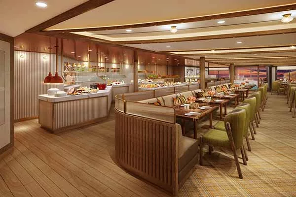 The Colonnade Dining Venue Seabourn Pursuit