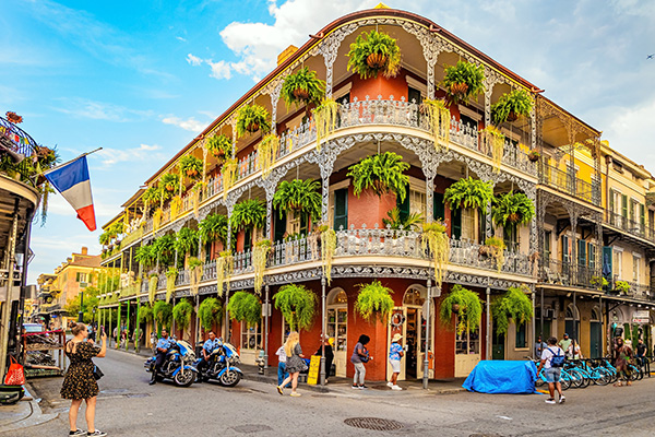 New Orleans, French Quarter in Autumn 