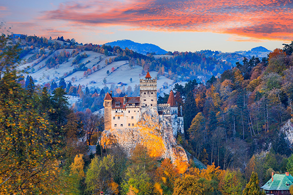 The Medieval Castle of Bran, Transylvania. Romania.