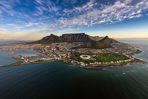 Cape Town Ariel View South Africa